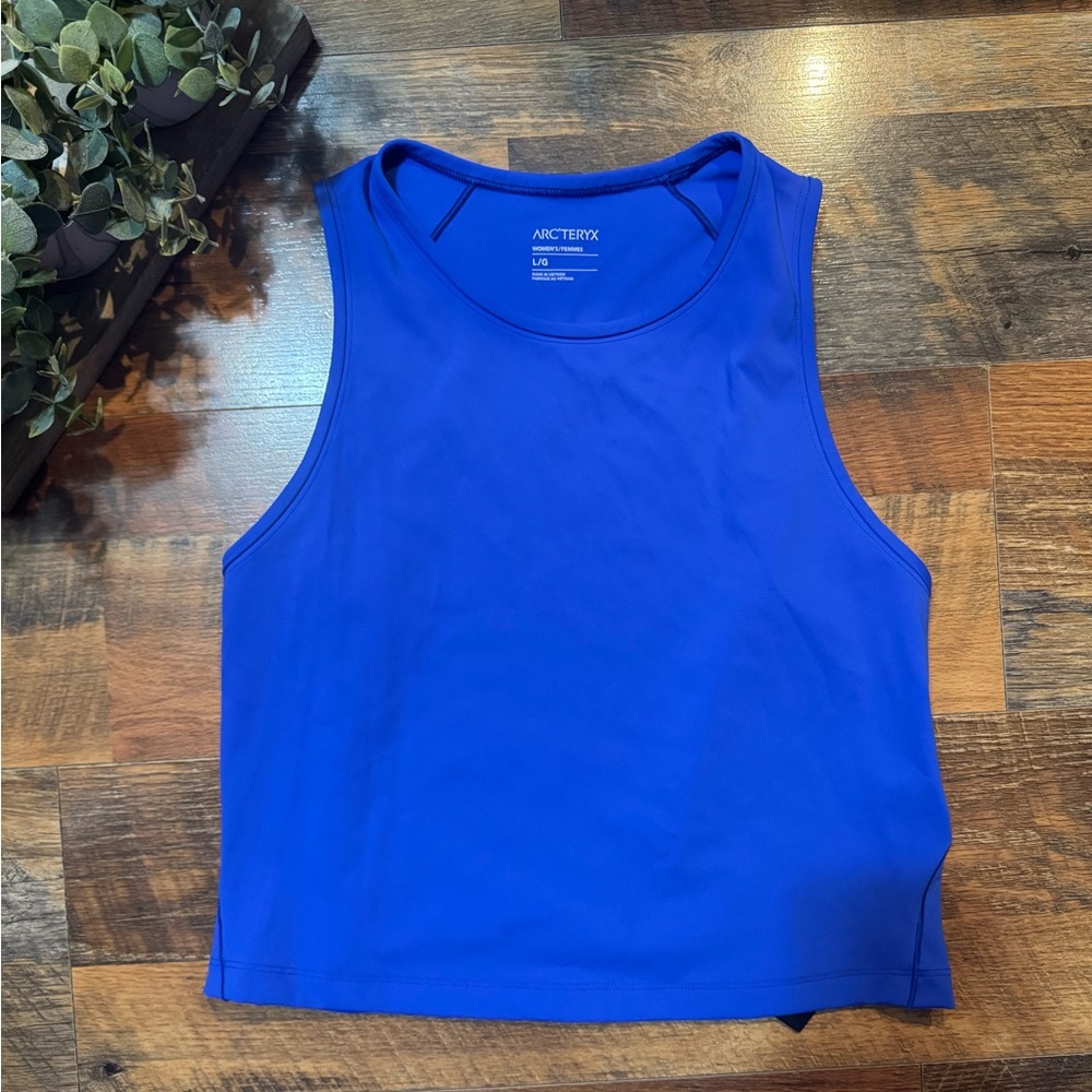 Arc'teryx Soria Tank Size Large NWT Electra / Soulsonic Blue RARE! - Picture 3 of 10